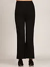 Solid Black Parallel Women Jeggings